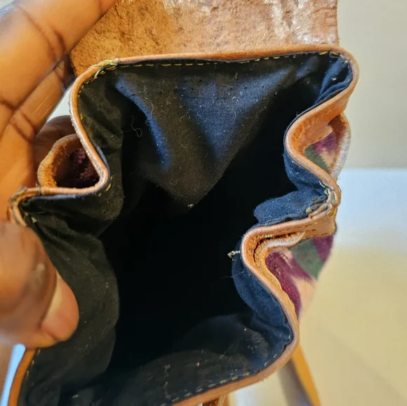 Nicaragua Leather Woven Backpack - Picture 3 of 5